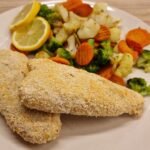 Breaded fish in air fryer