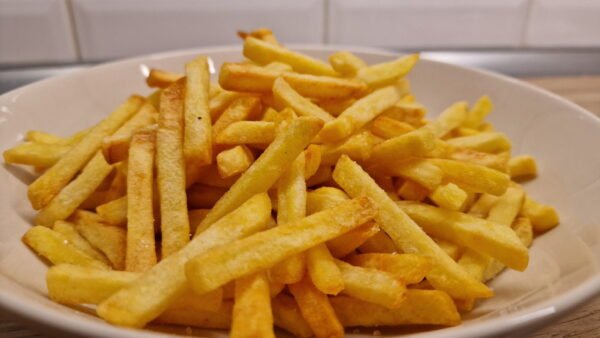 Frozen French fries in air fryer