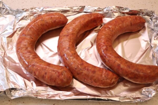 Airfryer fried sausage 1
