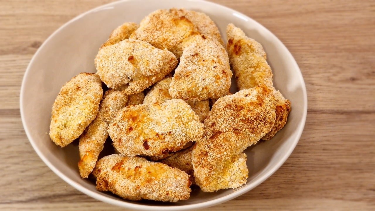 Parmesan chicken nuggets baked in air fryer