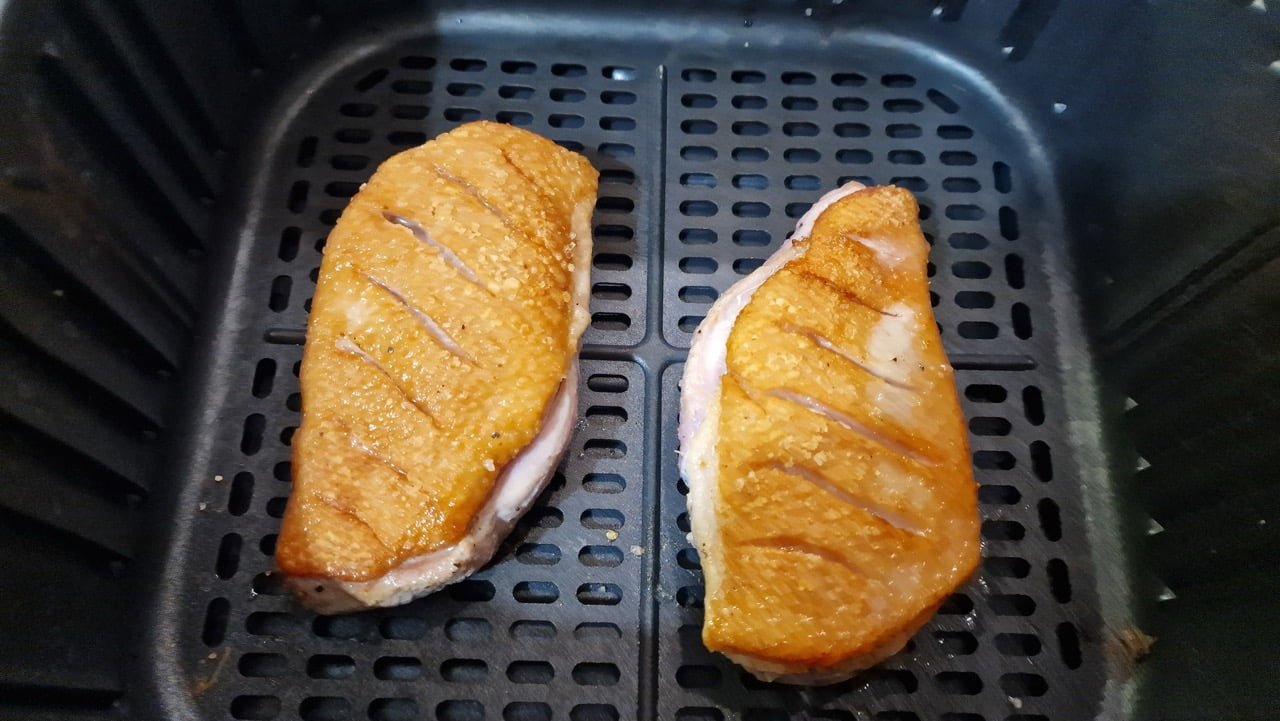 Roasting duck breast in air-fryer