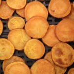 Sweet potato rings in airfryer2
