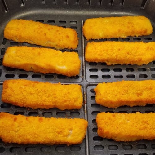 Air fryer fish fingers