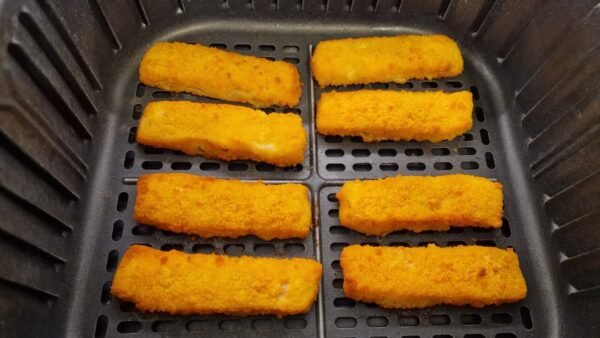 Air fryer fish fingers