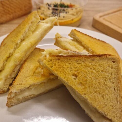 Air fryer grilled cheese